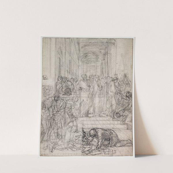 Die Predigt des Heiligen Paulus in Ephesus by Eustache Le Sueur