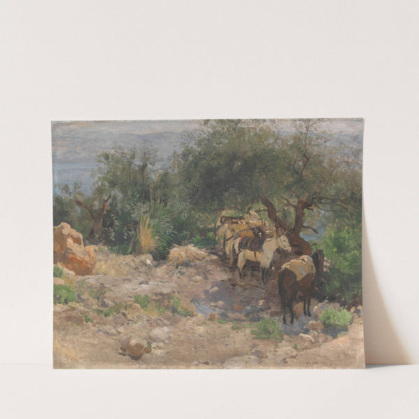 Die Quelle Ain Djiddy am Toten Meer (1891) by Eugen Bracht