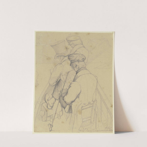 Die Reisegefährten des Künstlers by Nikolaus Hoff