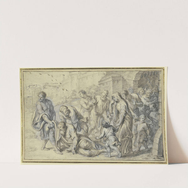 Die Rettung des Heiligen Paulus by Erasmus Quellinus the younger