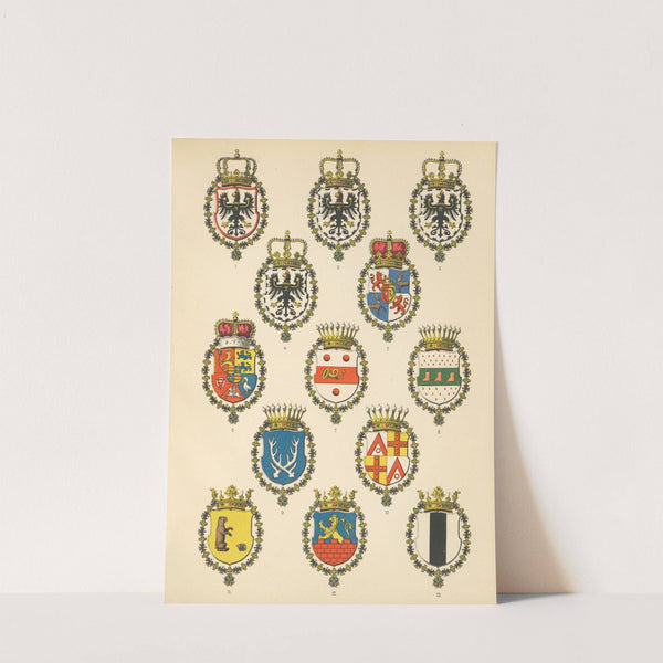 Die Ritter des Koniglich Preussichen Hohen Ordens Pl.03 (1881) by W. Moeser