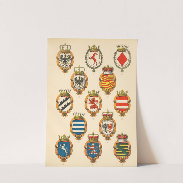 Die Ritter des Koniglich Preussichen Hohen Ordens Pl.07 (1881) by W. Moeser