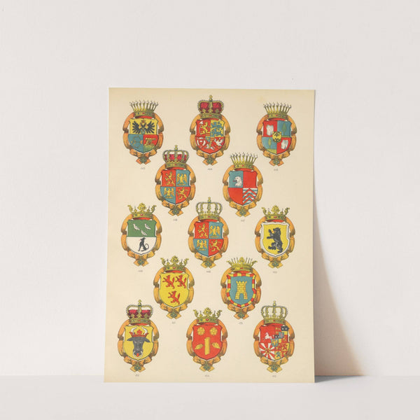 Die Ritter des Koniglich Preussichen Hohen Ordens Pl.37 (1881) by W. Moeser