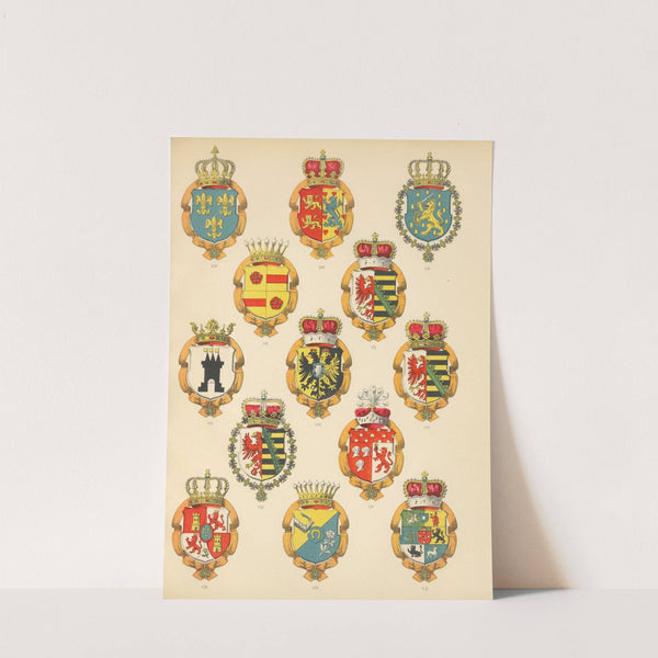 Die Ritter des Koniglich Preussichen Hohen Ordens Pl.42 (1881) by W. Moeser