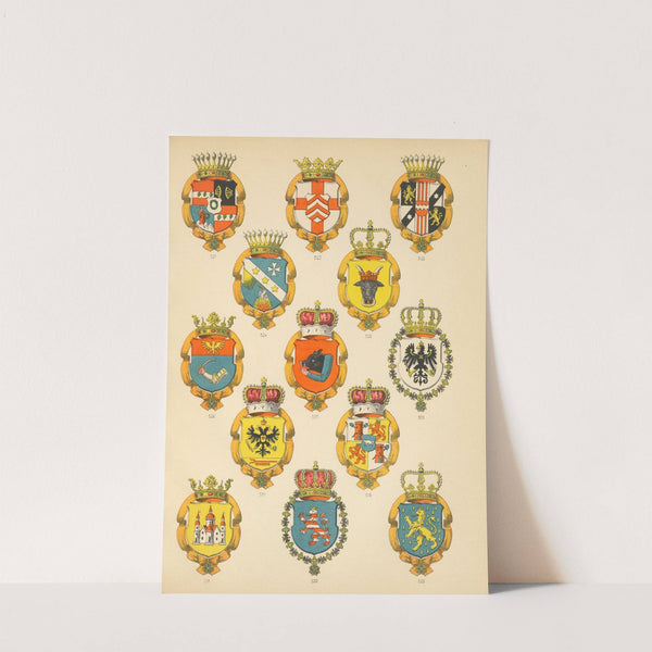 Die Ritter des Koniglich Preussichen Hohen Ordens Pl.43 (1881) by W. Moeser