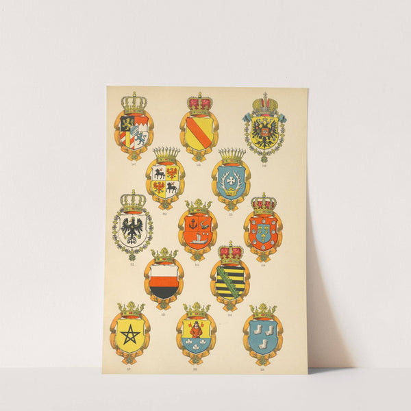 Die Ritter des Koniglich Preussichen Hohen Ordens Pl.45 (1881) by W. Moeser