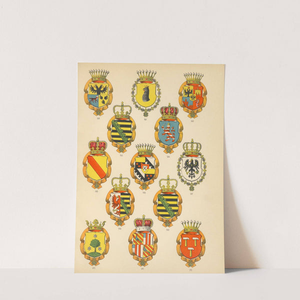 Die Ritter des Koniglich Preussichen Hohen Ordens Pl.46 (1881) by W. Moeser