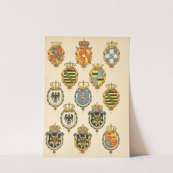 Die Ritter des Koniglich Preussichen Hohen Ordens Pl.49 (1881) by W. Moeser