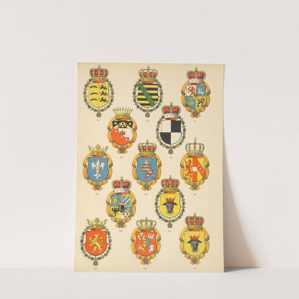 Die Ritter des Koniglich Preussichen Hohen Ordens Pl.50 (1881) by W. Moeser