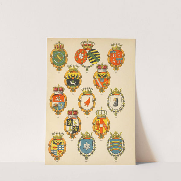 Die Ritter des Koniglich Preussichen Hohen Ordens Pl.53 (1881) by W. Moeser