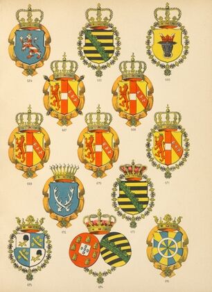 Die Ritter des Koniglich Preussichen Hohen Ordens Pl.54 (1881) — size preview
