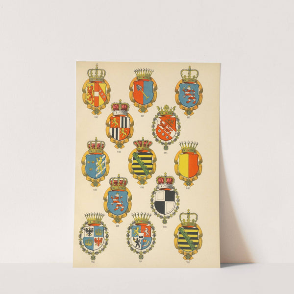 Die Ritter des Koniglich Preussichen Hohen Ordens Pl.56 (1881) by W. Moeser