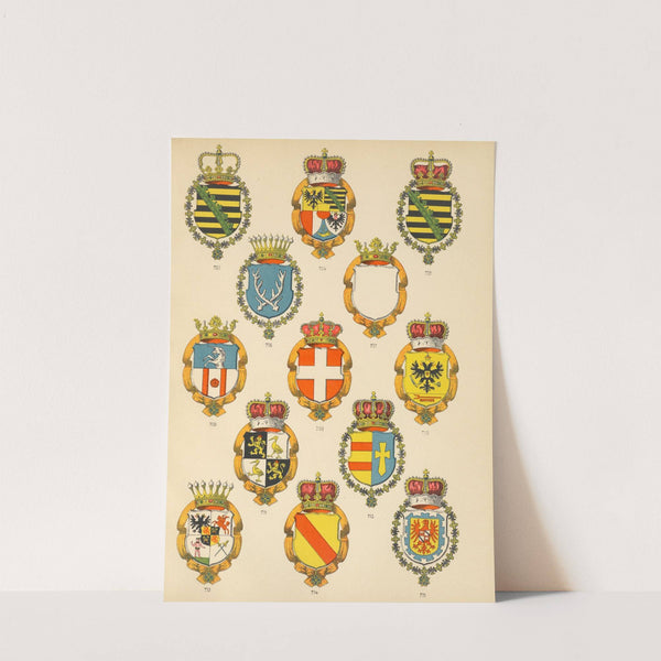 Die Ritter des Koniglich Preussichen Hohen Ordens Pl.57 (1881) by W. Moeser