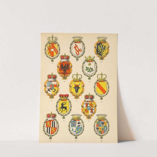 Die Ritter des Koniglich Preussichen Hohen Ordens Pl.58 (1881) by W. Moeser