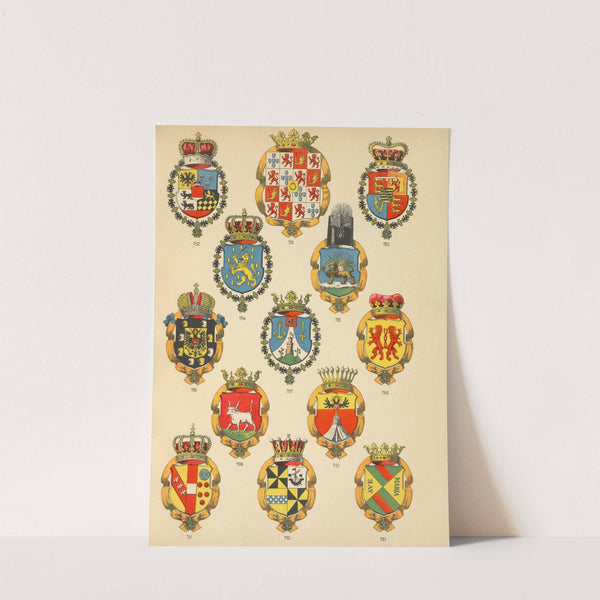 Die Ritter des Koniglich Preussichen Hohen Ordens Pl.63 (1881) by W. Moeser