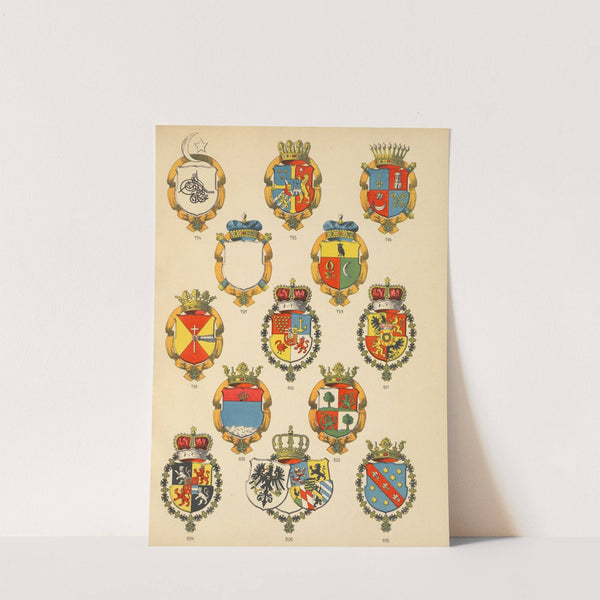 Die Ritter des Koniglich Preussichen Hohen Ordens Pl.64 (1881) by W. Moeser