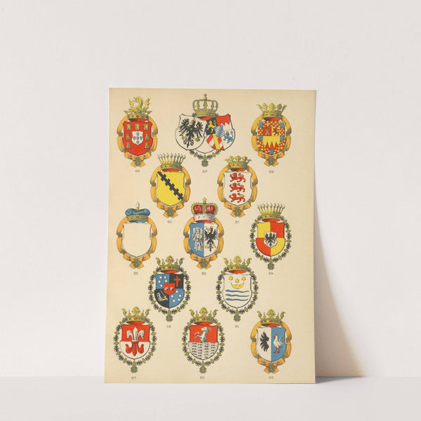 Die Ritter des Koniglich Preussichen Hohen Ordens Pl.65 (1881) by W. Moeser