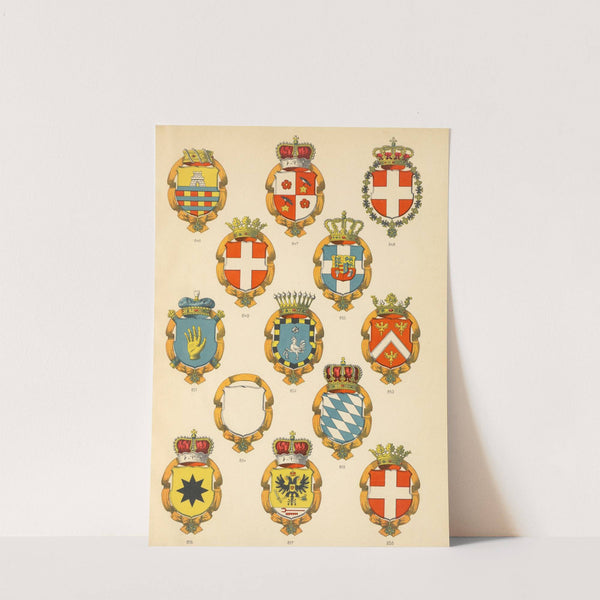 Die Ritter des Koniglich Preussichen Hohen Ordens Pl.68 (1881) by W. Moeser