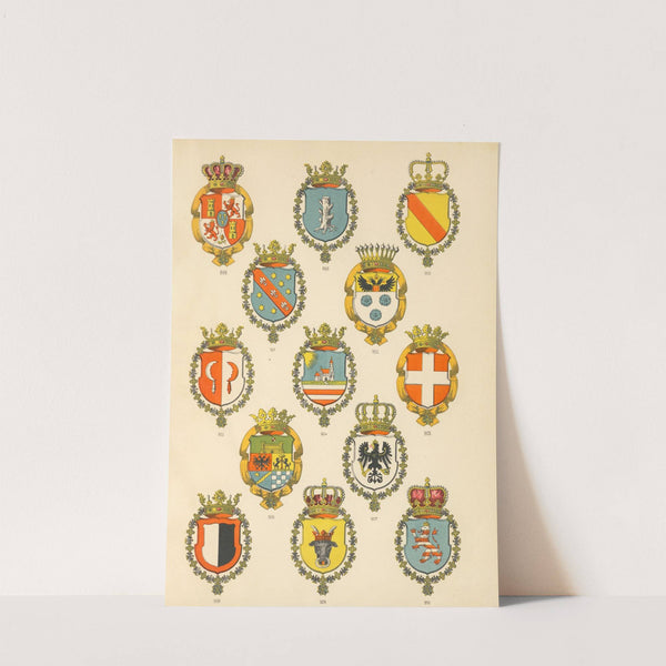 Die Ritter des Koniglich Preussichen Hohen Ordens Pl.72 (1881) by W. Moeser