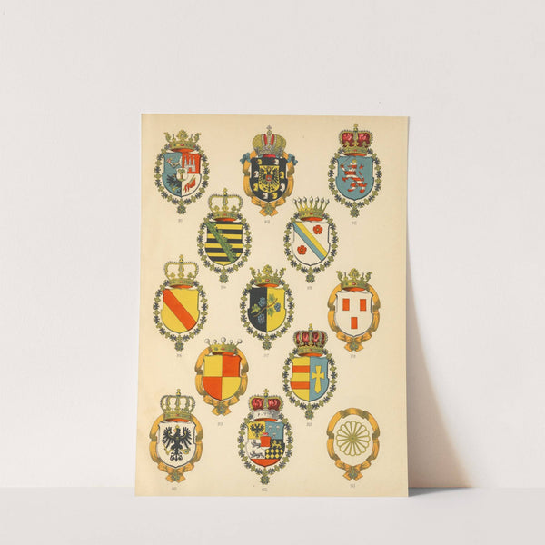 Die Ritter des Koniglich Preussichen Hohen Ordens Pl.73 (1881) by W. Moeser