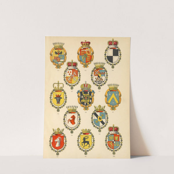 Die Ritter des Koniglich Preussichen Hohen Ordens Pl.74 (1881) by W. Moeser