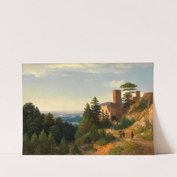 Die Ruine Rauhenstein bei Baden by Thomas Ender