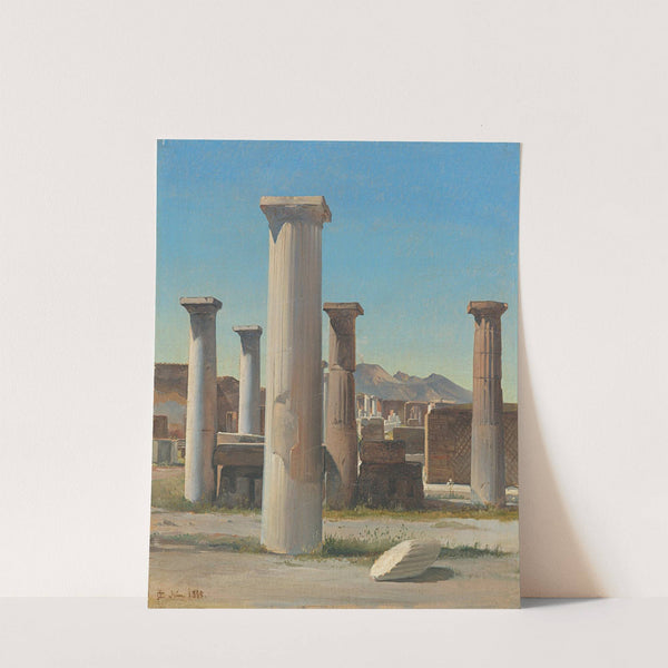 Die Ruinen von Pompeji by Carl Georg Enslen