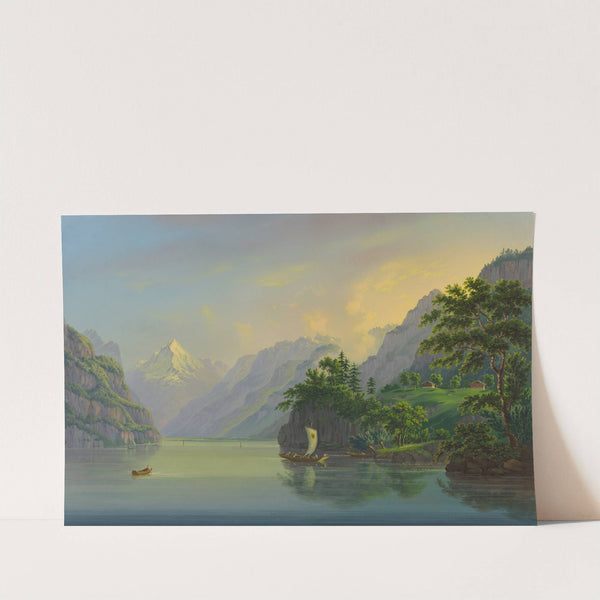 Die Rutli Matte am Vierwaldstâttersee by Johann Heinrich Bleuler the Younger