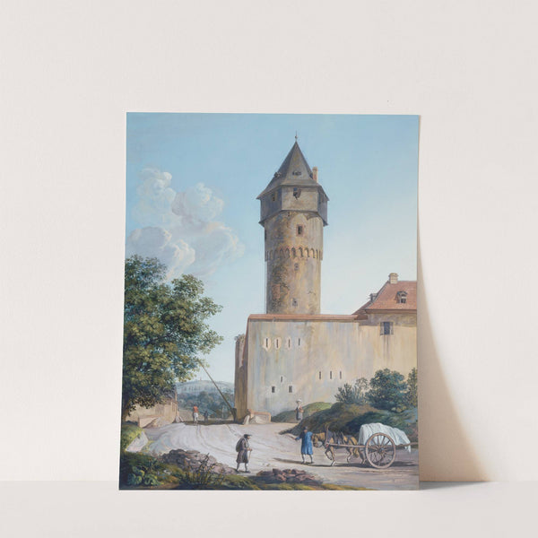 Die Sachsenhäuser Warte zu Frankfurt am Main by Anton Radl