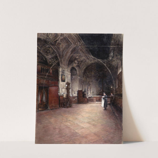 Die Sakristei der Stephanskirche in Wien by Alfred Edler von Pflügl