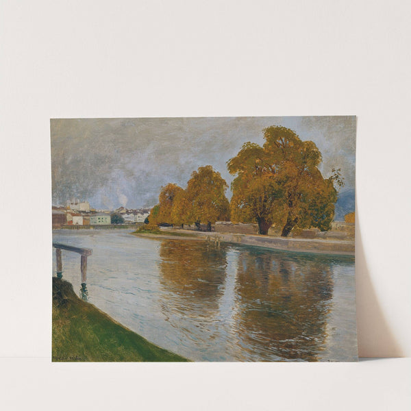 Die Salzach bei Hallein by Hans Wilt