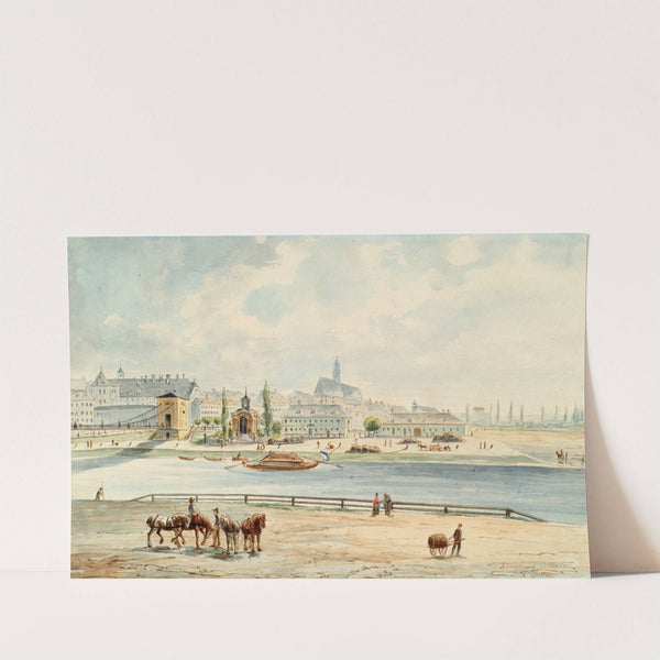 Die Schanzelmaut in Wien by Emil Hütter