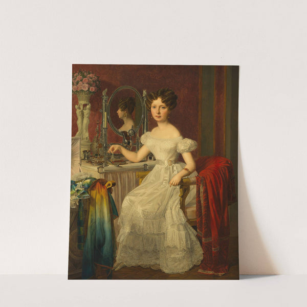 Die Schauspielerin Elise Höfer (1827) by Ferdinand Georg Waldmüller