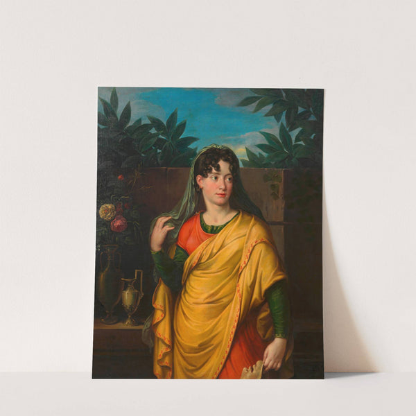 Die Schauspielerin Therese von Hudelist (geb. Zigeuner v. Blumendorf) (1811) by Josef Abel