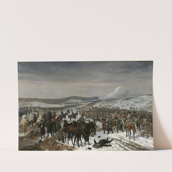 Die Schlacht bei Oeversee am 6. Februar 1864 by Fritz L' Allemand