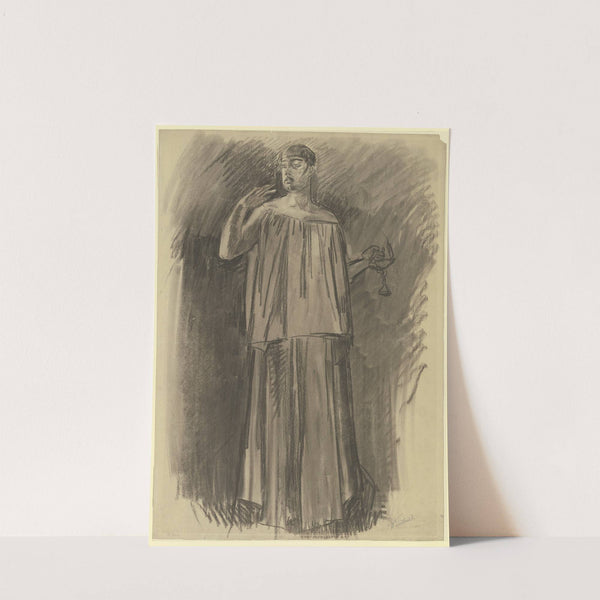 Die schlafwandelnde Lady Macbeth by Wilhelm Trübner