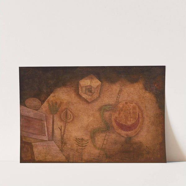 Die Schlange auf der Leiter by Paul Klee