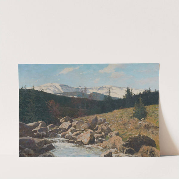 Die Schneegruben im Riesengebirge by Paul Müller-Kaempff