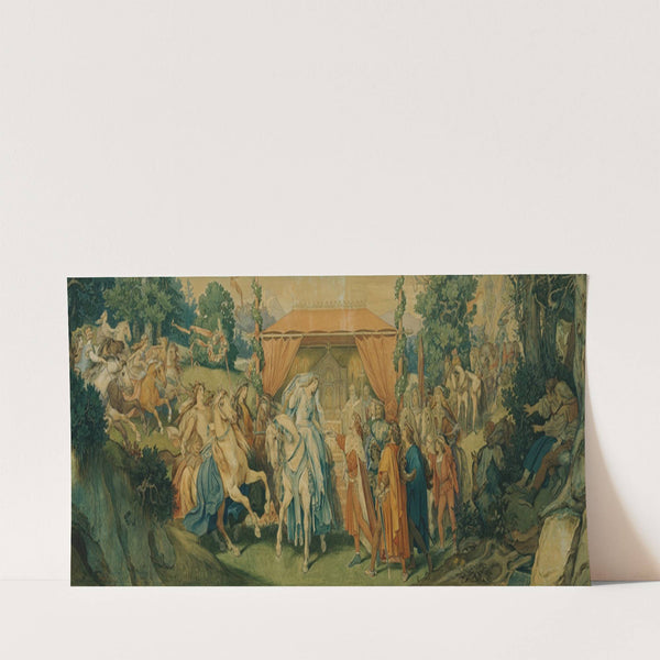 Die schöne Melusine; III. Die Braut (1869) by Moritz von Schwind