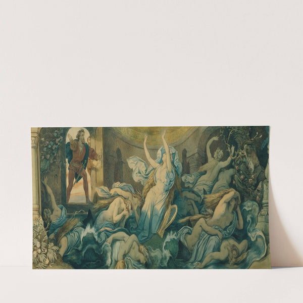 Die schöne Melusine; VIII. Der Eidbruch (1869) by Moritz von Schwind