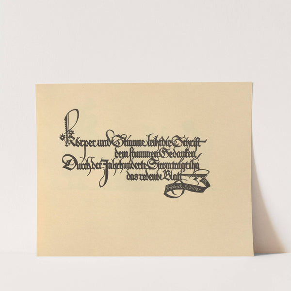 Die Schriftgiesserei im Schattenbild Pl.02 by Rudolf Koch