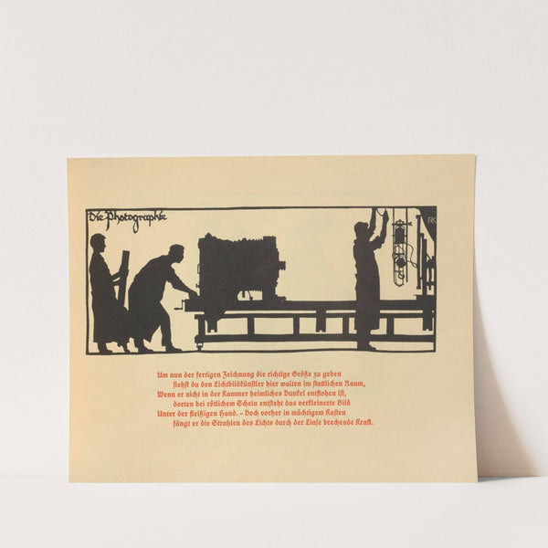 Die Schriftgiesserei im Schattenbild Pl.04 by Rudolf Koch