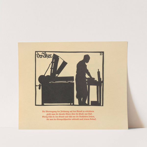 Die Schriftgiesserei im Schattenbild Pl.05 by Rudolf Koch