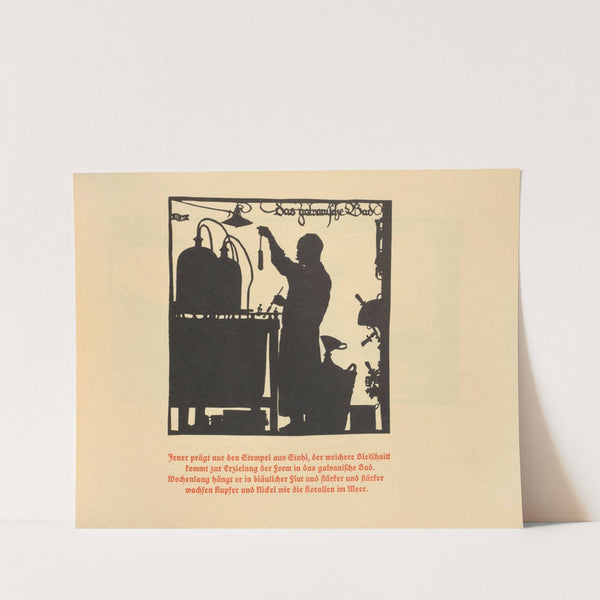 Die Schriftgiesserei im Schattenbild Pl.08 by Rudolf Koch