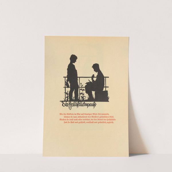 Die Schriftgiesserei im Schattenbild Pl.14 by Rudolf Koch