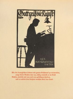 Die Schriftgiesserei im Schattenbild Pl.18
