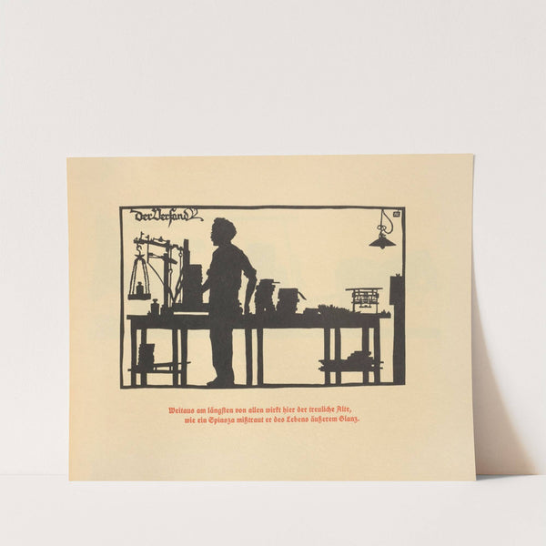 Die Schriftgiesserei im Schattenbild Pl.23 by Rudolf Koch