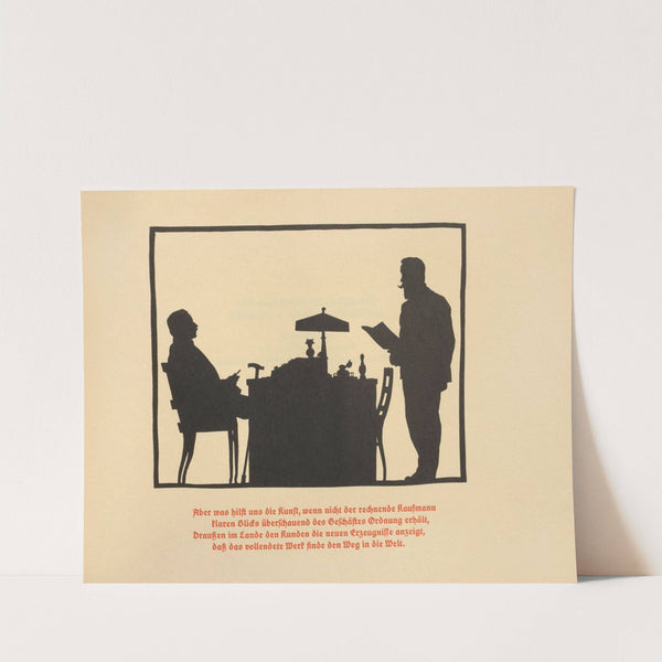 Die Schriftgiesserei im Schattenbild Pl.25 by Rudolf Koch