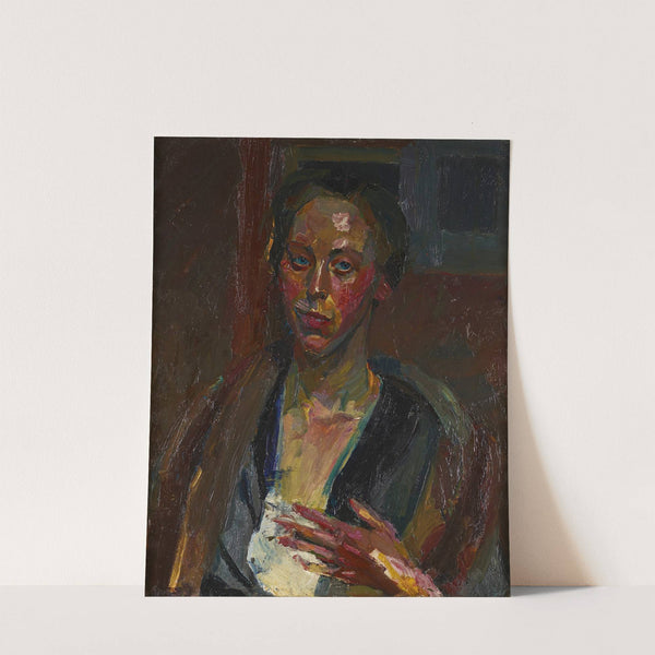 Die schwedische Malerin Ella Wanner Die Schwedin by Franz Wiegele