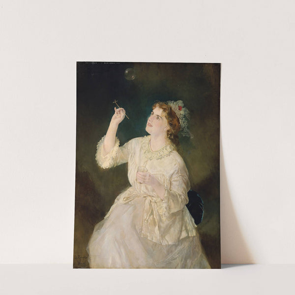Die Seifenbläserin (1871) by Anton Romako
